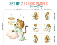 baby fabric panels for quilting