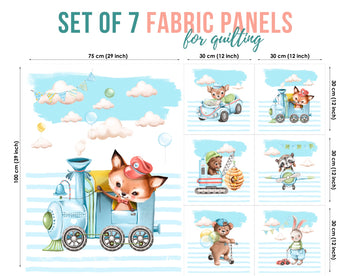 baby fabric panels for quilting