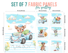 baby fabric panels for quilting