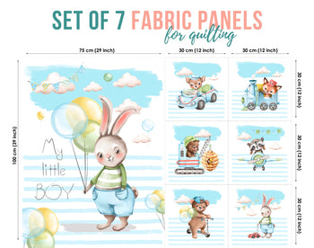 baby fabric panels for quilting