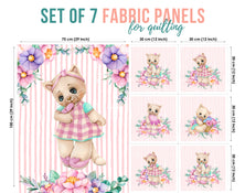 baby fabric panels for quilting, Quilting Fabric, Quilt Material, Blanket Making, DIY Sewing Projects