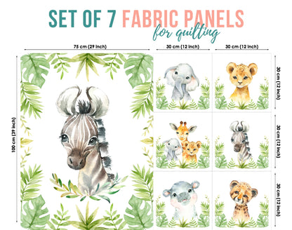 Baby Fabric Panels for Quilting, Baby Quilt Panels, Fabric Panels for Baby Quilts, Fabric Panels for Quilts, Quilting Fabric, Quilt Material, Blanket Making, DIY Sewing Projects