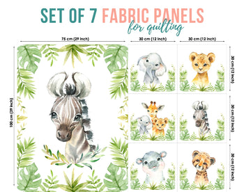 Baby Fabric Panels for Quilting, Baby Quilt Panels, Fabric Panels for Baby Quilts, Fabric Panels for Quilts, Quilting Fabric, Quilt Material, Blanket Making, DIY Sewing Projects