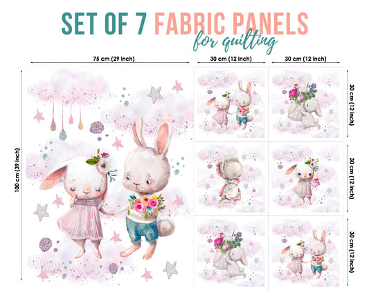 baby fabric panels for quilting