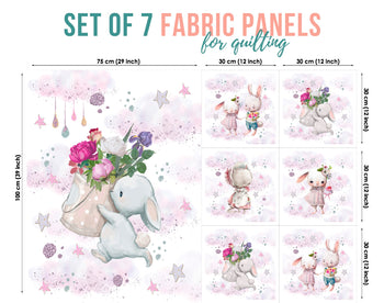 baby fabric panels for quilting