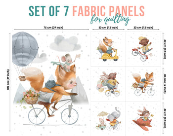 baby fabric panels for quilting