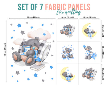 baby fabric panels for quilting