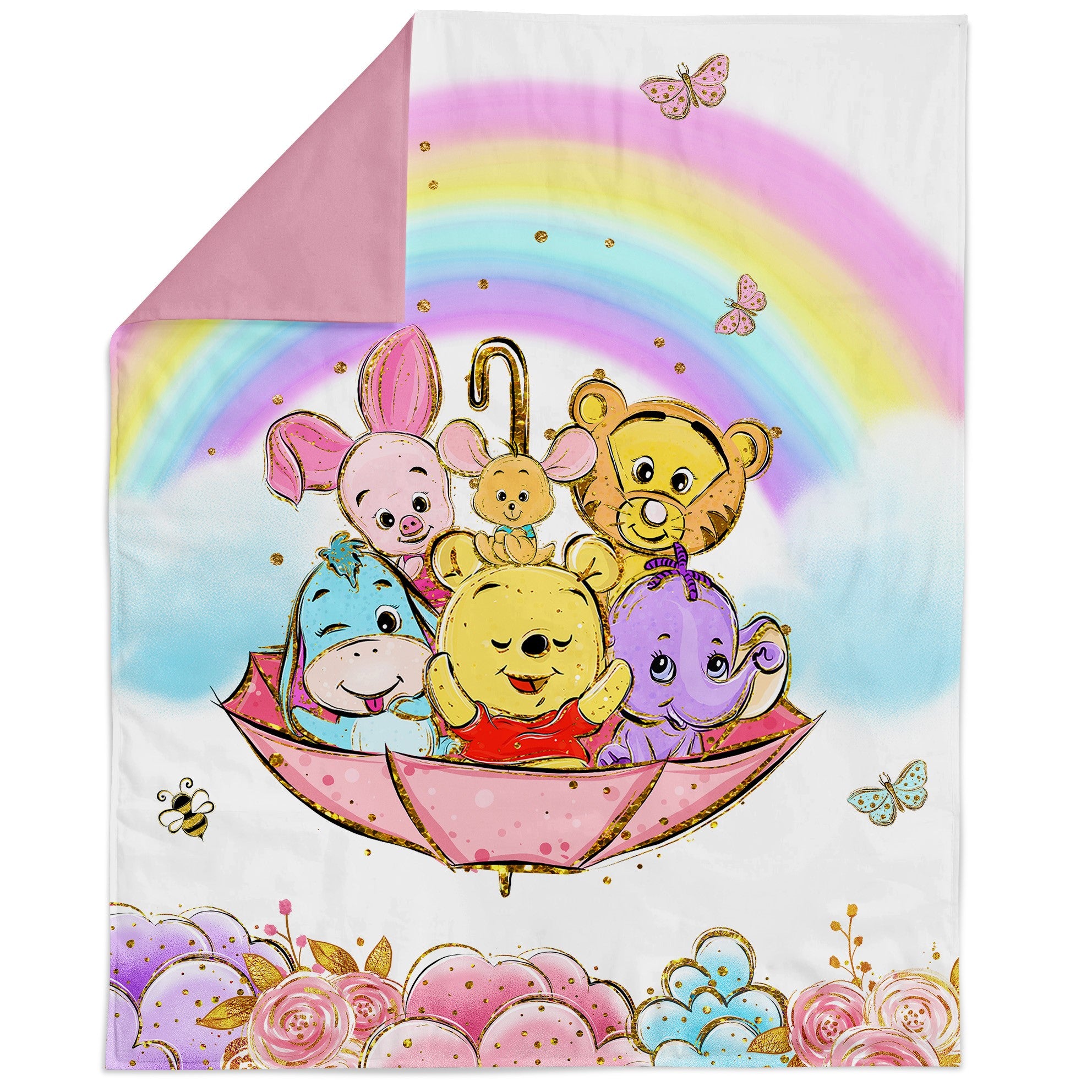 Winnie the Pooh Fabric Panel for Quilting