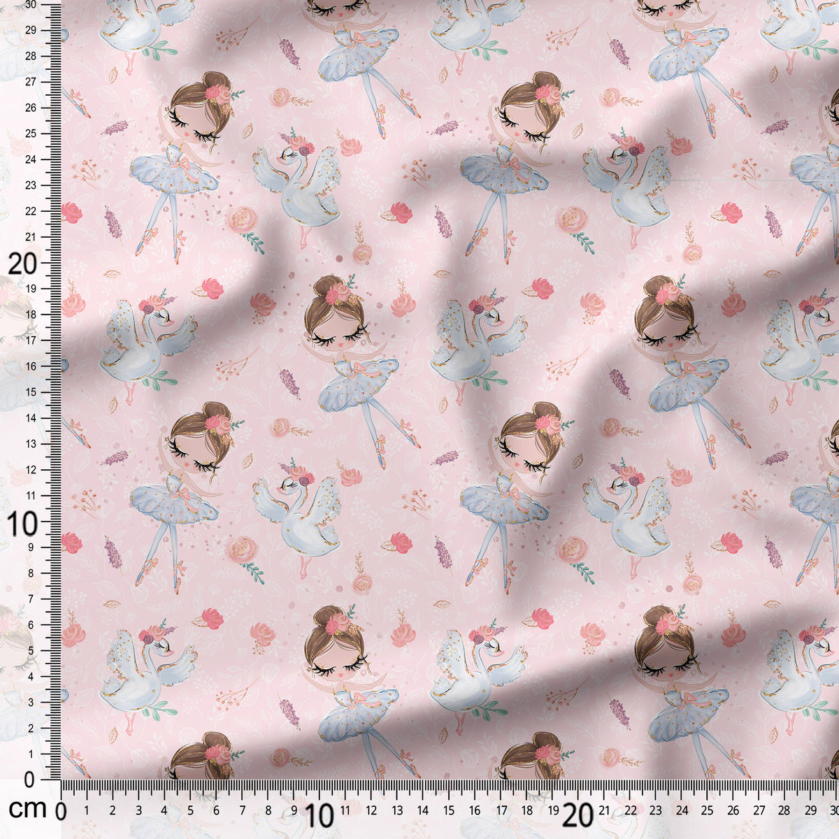 Ballet Princess&Unicorn - Coordinating Fabric for Quilting