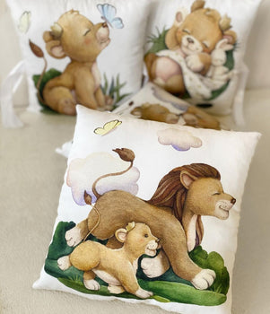 Lion King Set of 7 Fabric Panels