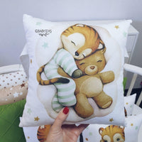 Baby Tiger Set of 7 Fabric Panels